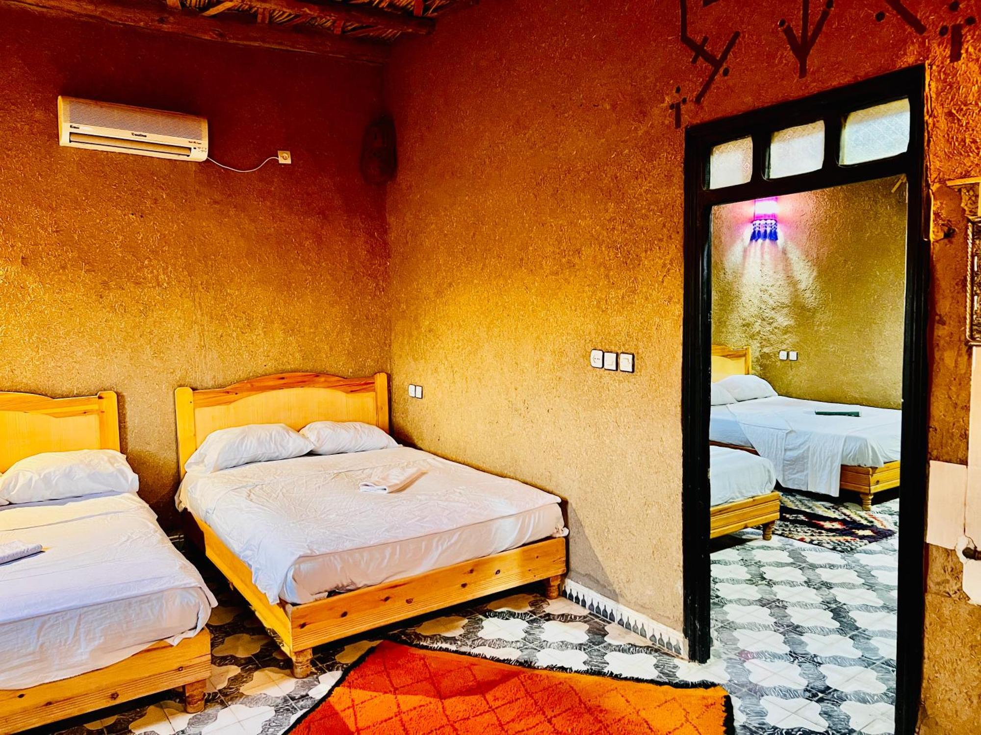Hotel Camping Les Roses Des Dunes & Piscine Мерзуга Экстерьер фото