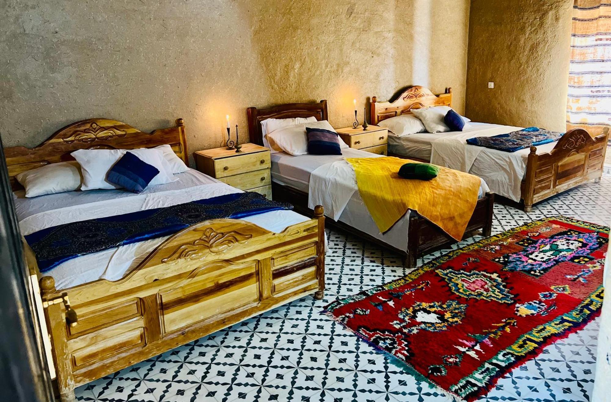 Hotel Camping Les Roses Des Dunes & Piscine Мерзуга Экстерьер фото