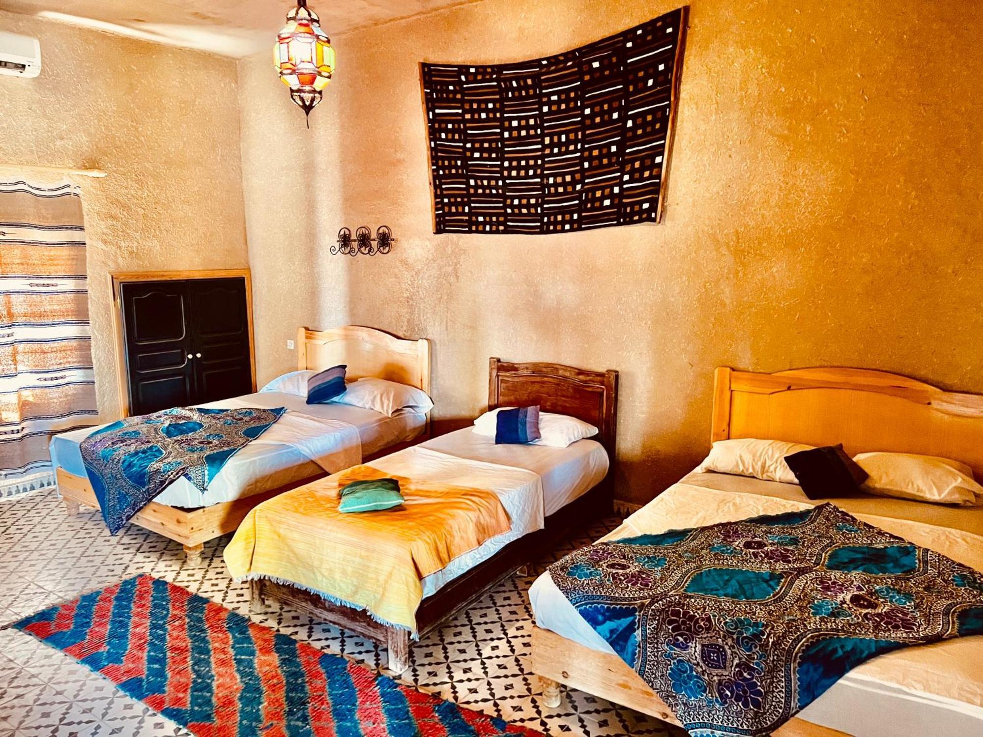 Hotel Camping Les Roses Des Dunes & Piscine Мерзуга Экстерьер фото