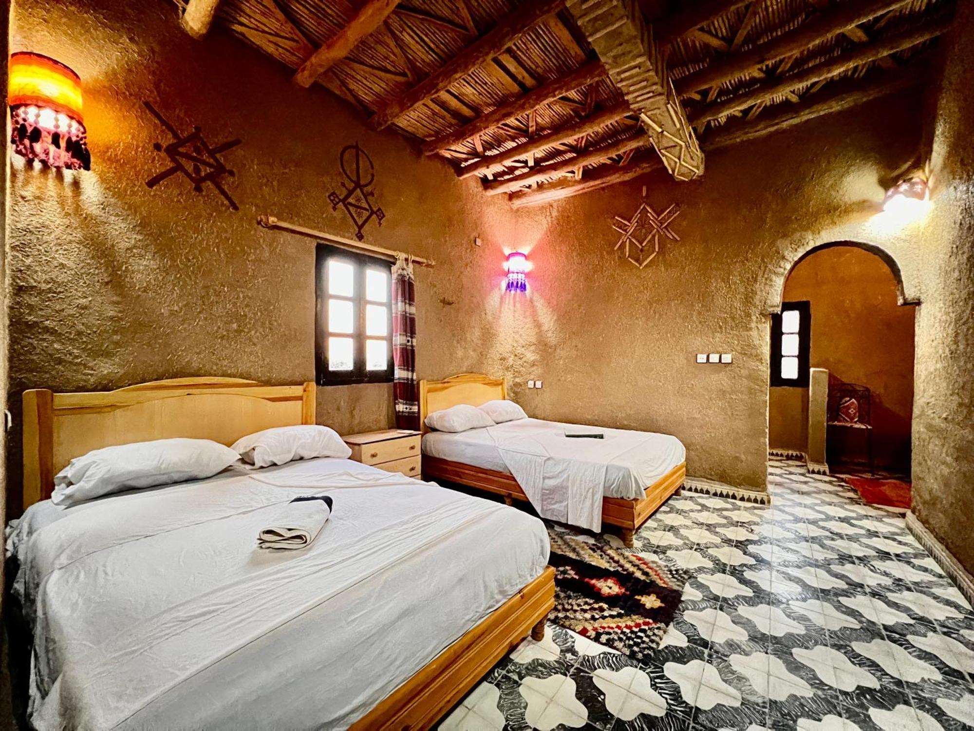 Hotel Camping Les Roses Des Dunes & Piscine Мерзуга Экстерьер фото